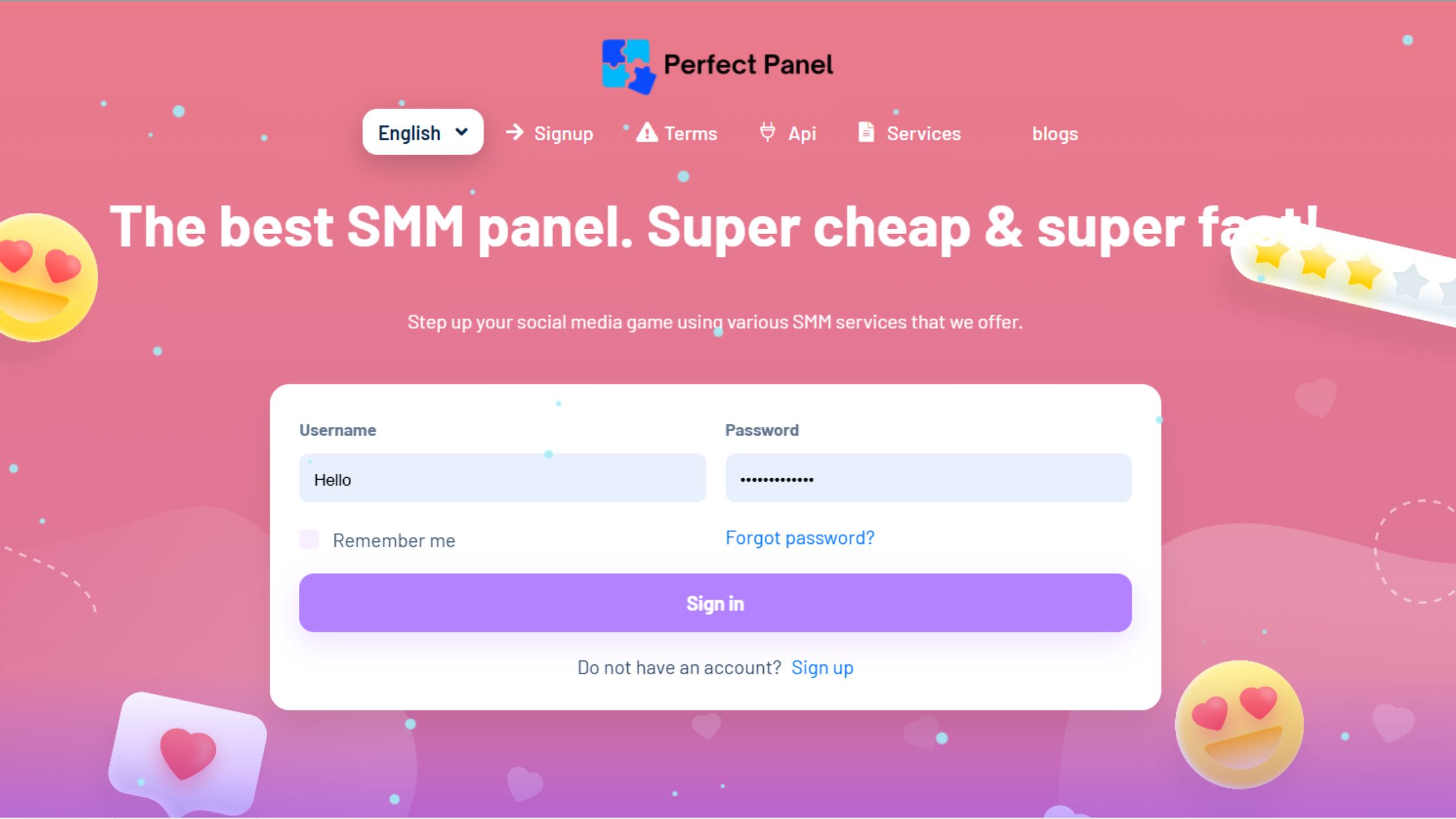 Eternity - Perfect Panel Complete Website